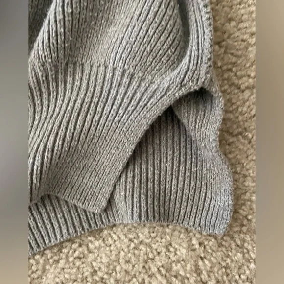 Free People Easy Street Tunic Oversized Sweater Pullover Heather Grey XL - Picture 10 of 10